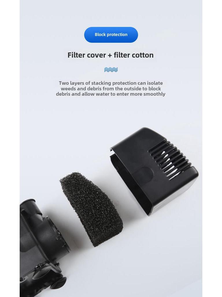 Sensen Submersible Pond Water Pump for Garden Fountains with Multiple Nozzles, Free Shipping