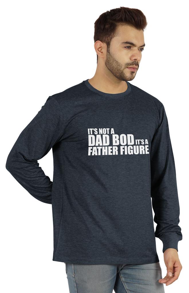 Inkmeso Mens Tshirt   Its Not A Dad Bod Its A Father Figure   Funny Quotes Daddy Tee