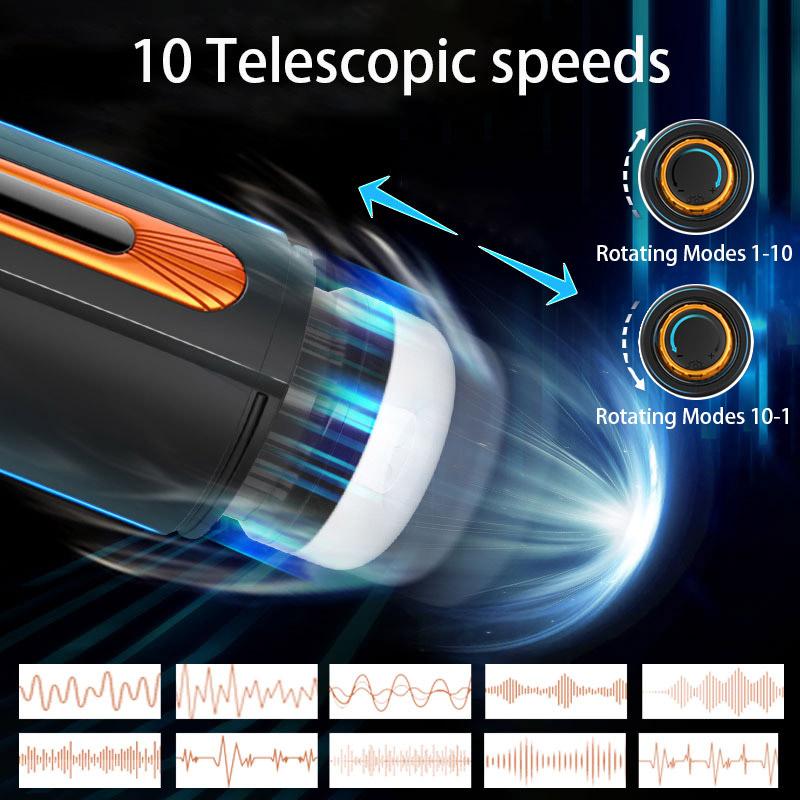 6in1 Automatic Telescopic Sucking Vibration Masturbators For Men Pussy Vaginas For Men Real Blowjob Sex Toys For Men