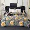 Premium Soft Silk-Like Down Print Feather Velvet Quilt