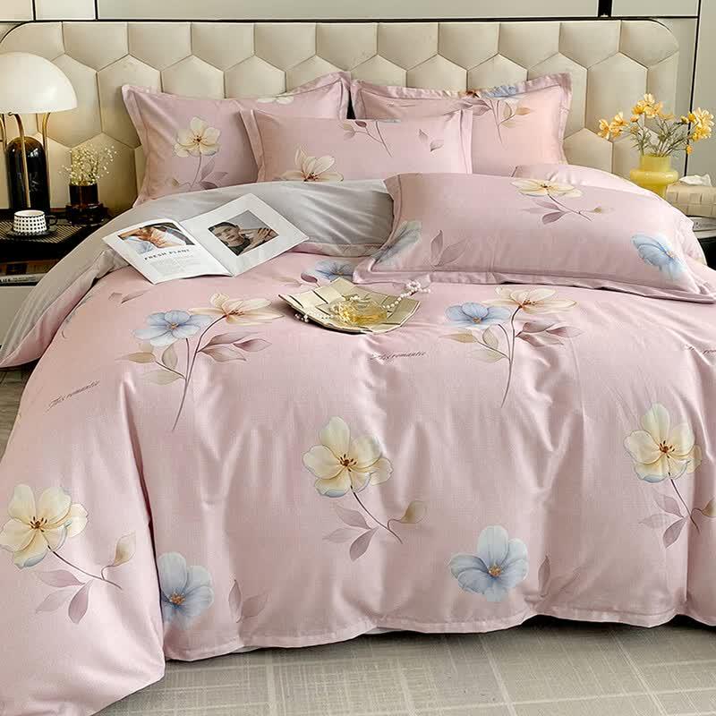 Hodo Pure Cotton Brushed 4-Piece Bedding Set