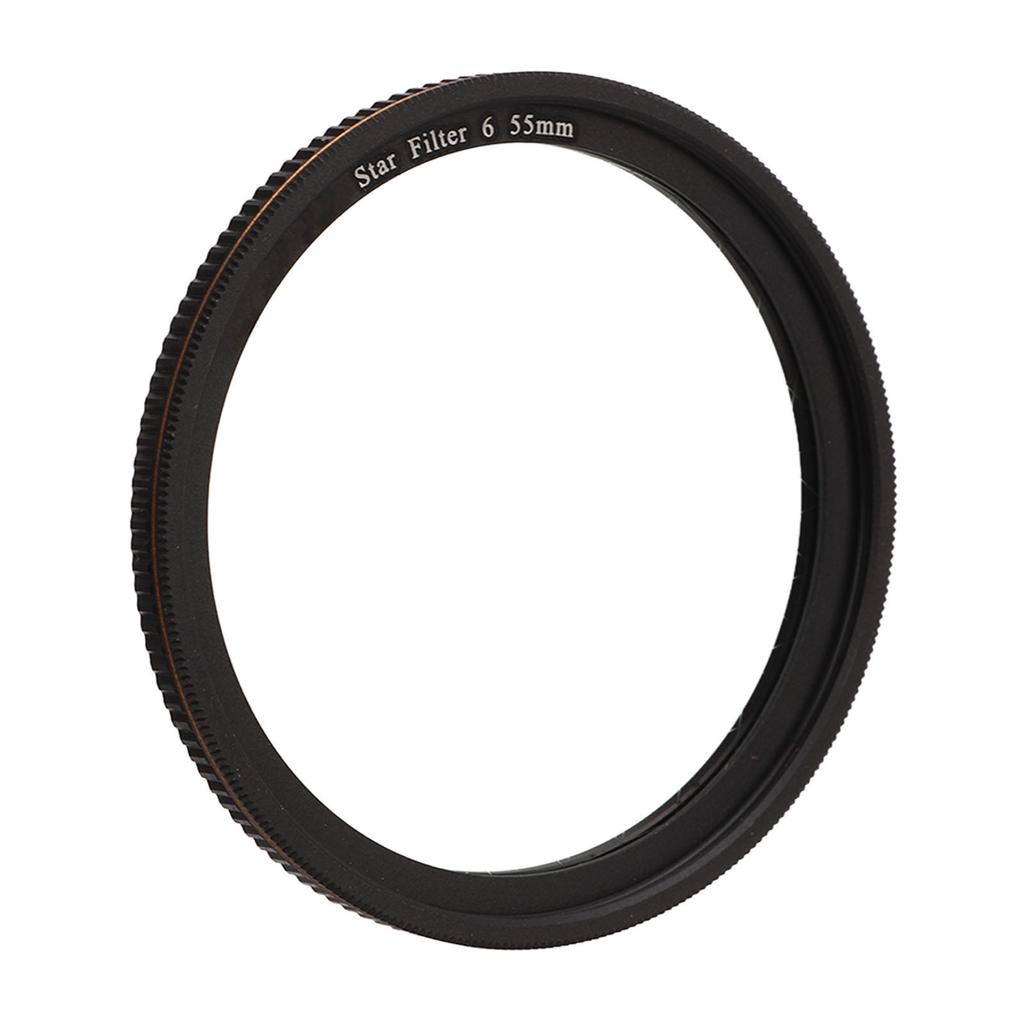 Star Filter 6 Line High Definition Coating Screen Effect Filter for Camera