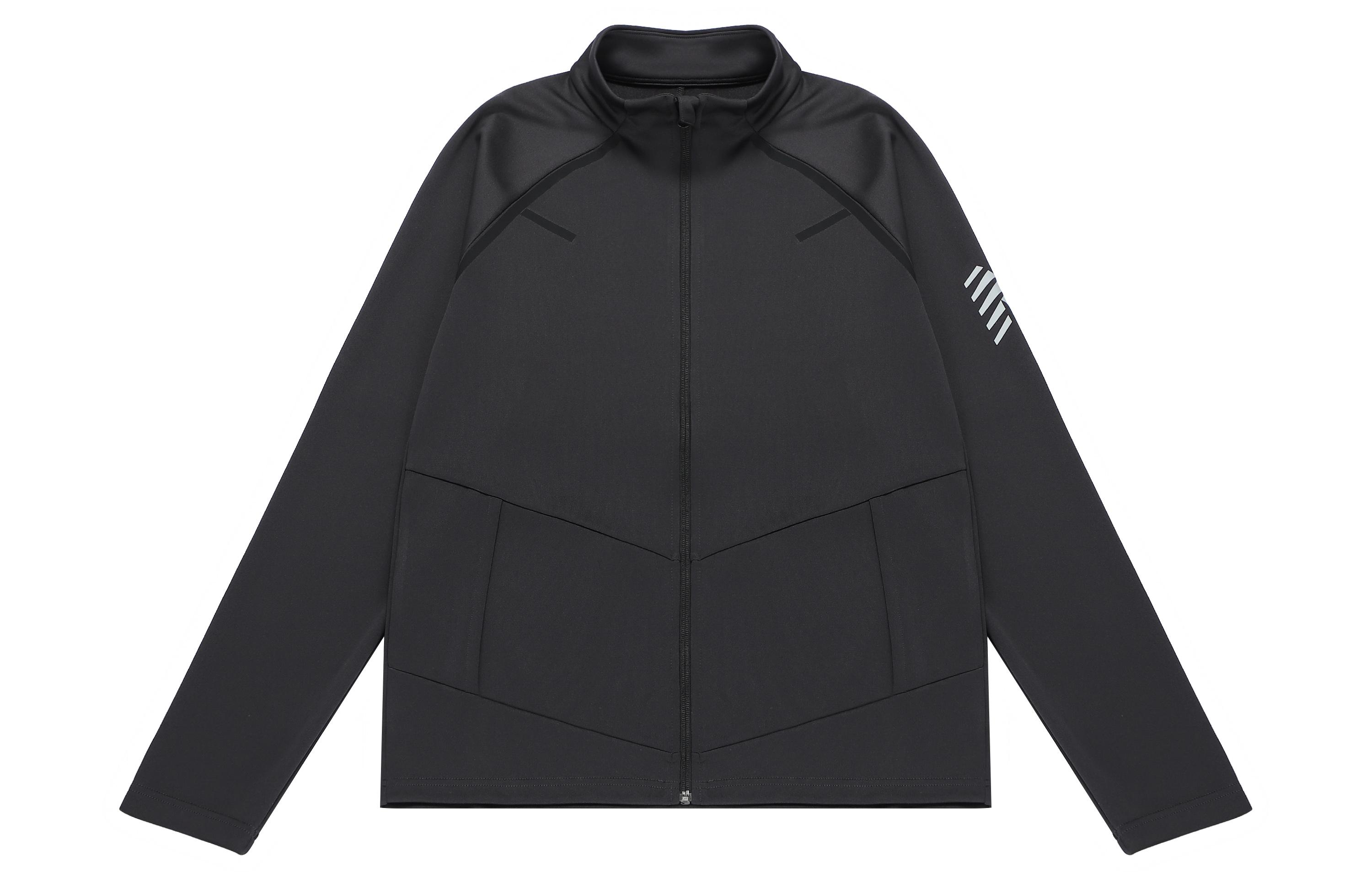 New Balance Jackets Unisex Black Stand Collar Moderate Other AMJ23090-PHM S