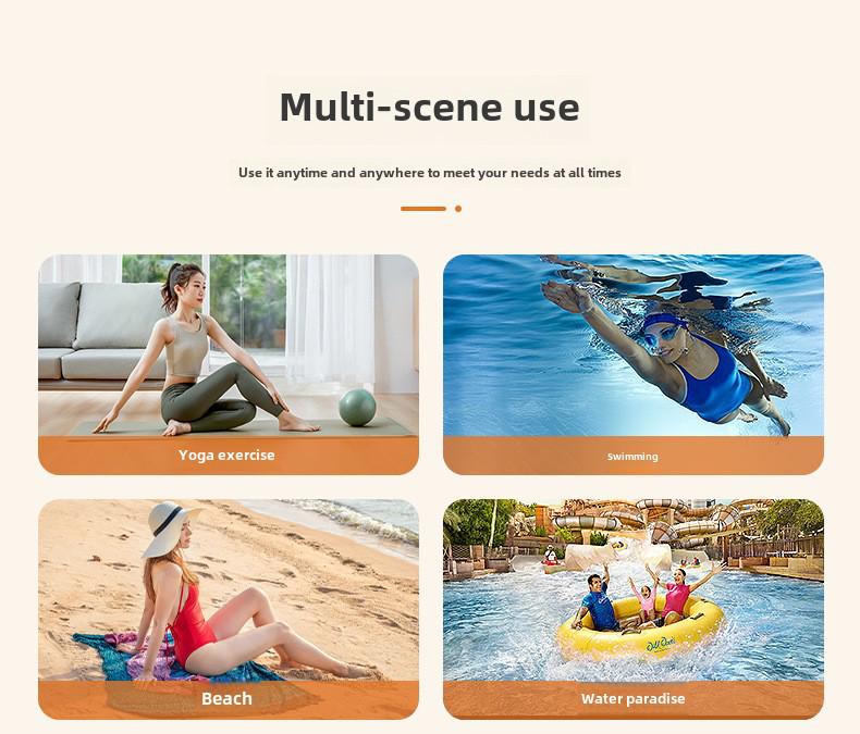 Large Quick-Drying Microfiber Beach Towel with Active Printing
