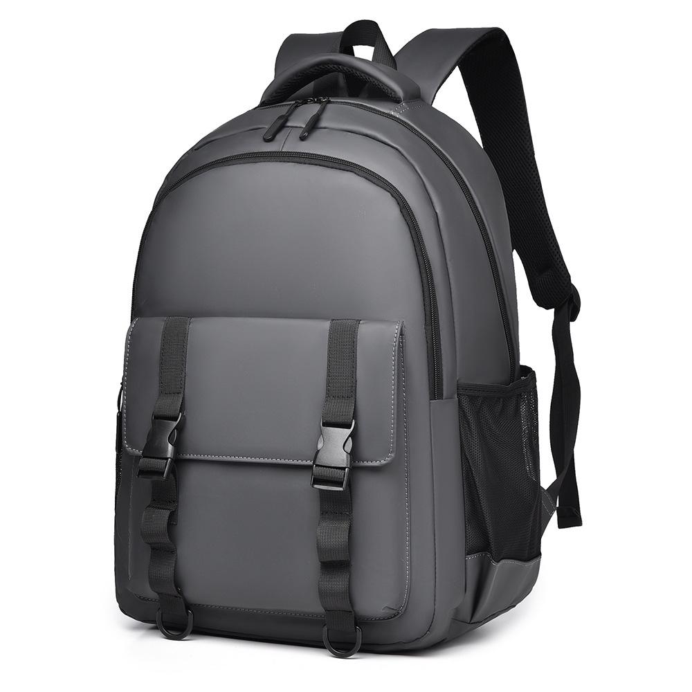 Men's Backpack Waterproof Leather Computer Backpack Simple Casual Outdoor Student