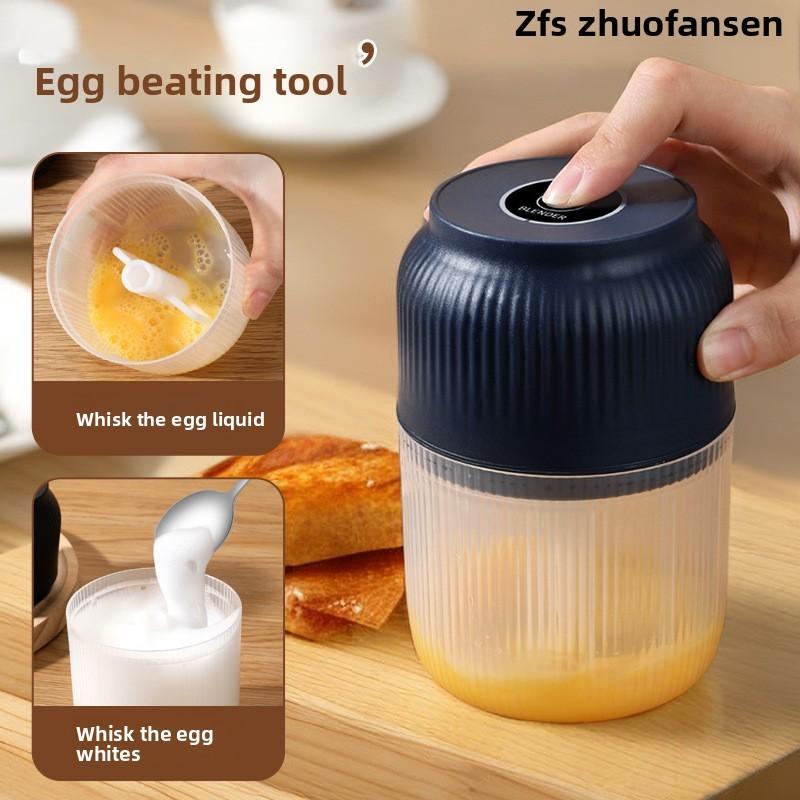 Electric Garlic Crusher Grinder With Rechargeable Battery And 6blade Cyclone Cup For Home Kitchen