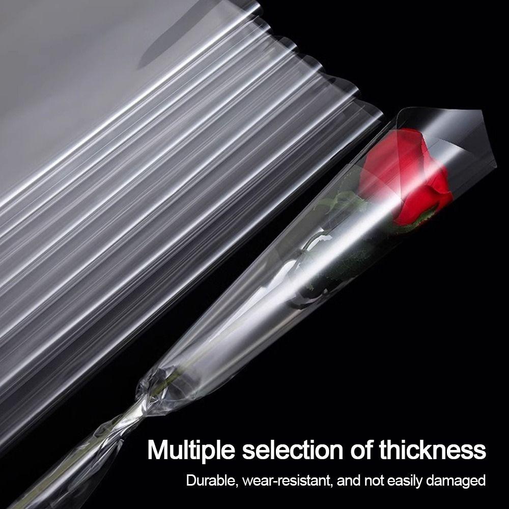 Transparent Clear Cellophane Wrap Roll Thick Cellophane Wrapping Paper Fashion Wrap Roll