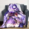 1pc Genshin Impact Beelzebul1 Blanket, Gift, for Men and Women, Soft Blanket, Good for Sofa Bed Couch Travel, Lightweight Flannel Blanket