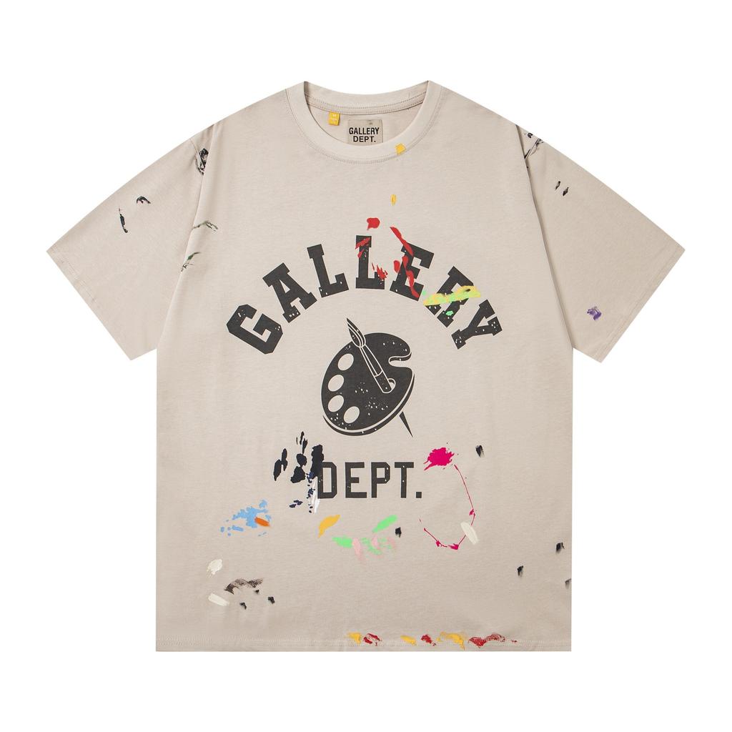 26SS Foreign Trade Gallery Dept T-Shirt Collection Gallery Casual Short Sleeve Men's and Women's Same Style Factory Spot Straight Hair