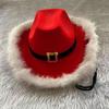 Adjustable Luminescent Plush Fisherman Hat Bucket Hat Christmas Hat Cowboy Hat Panama Cap