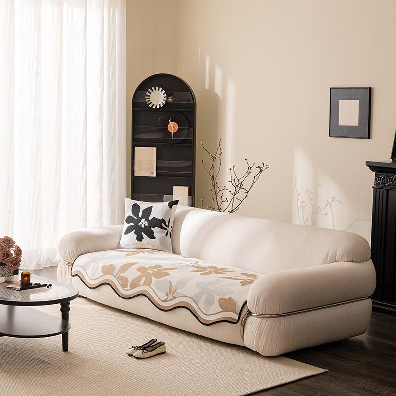 

Chenier Special-Shaped Sofa Cushion Is Universal In All Seasons, Simple Modern Non-Slip Seat Cushion Ins Wind Straight Row Sofa Cover Cloth Towel 90*90cm