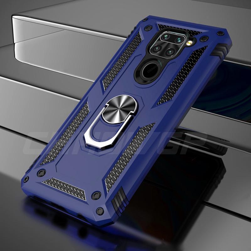 For Redmi Note 9S 8 9 Pro Max 8T Case Luxury Armor Car Magnetic Back Cover For Xiaomi Redmi 9 8 8A Mi Note 10 Lite Pro Mi10 Coque PC Silicone Case