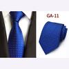 Men Silk Plaid Wedding Cravate Pour Jacquard Woven Necktie