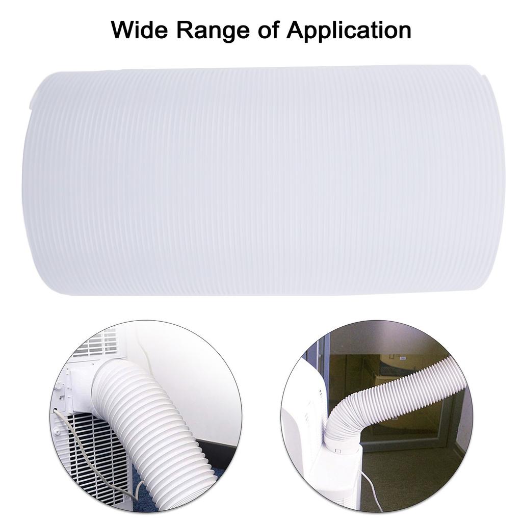 1pc 150CM/200CM Duct Extension Pipe Flexible Air Conditioner Exhaust Pipe Vent Hose Duct Outlet Exhaust Hose Accessories