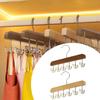 1Pc Wide Shoulders Clothes Hanger Durable Clothing Storage Wooden Clothes Hanger  Closet Wardrobe