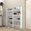 VidaXL Wall-mounted Shoe Cabinets 4 Pcs White 60x18x60 Cm Chipboard