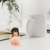 New Cute Chest Shaking Girls Pendant Ornaments Cartoon Kawaii Car Dashboard Accessories Pink Anime Car Accessories Interior