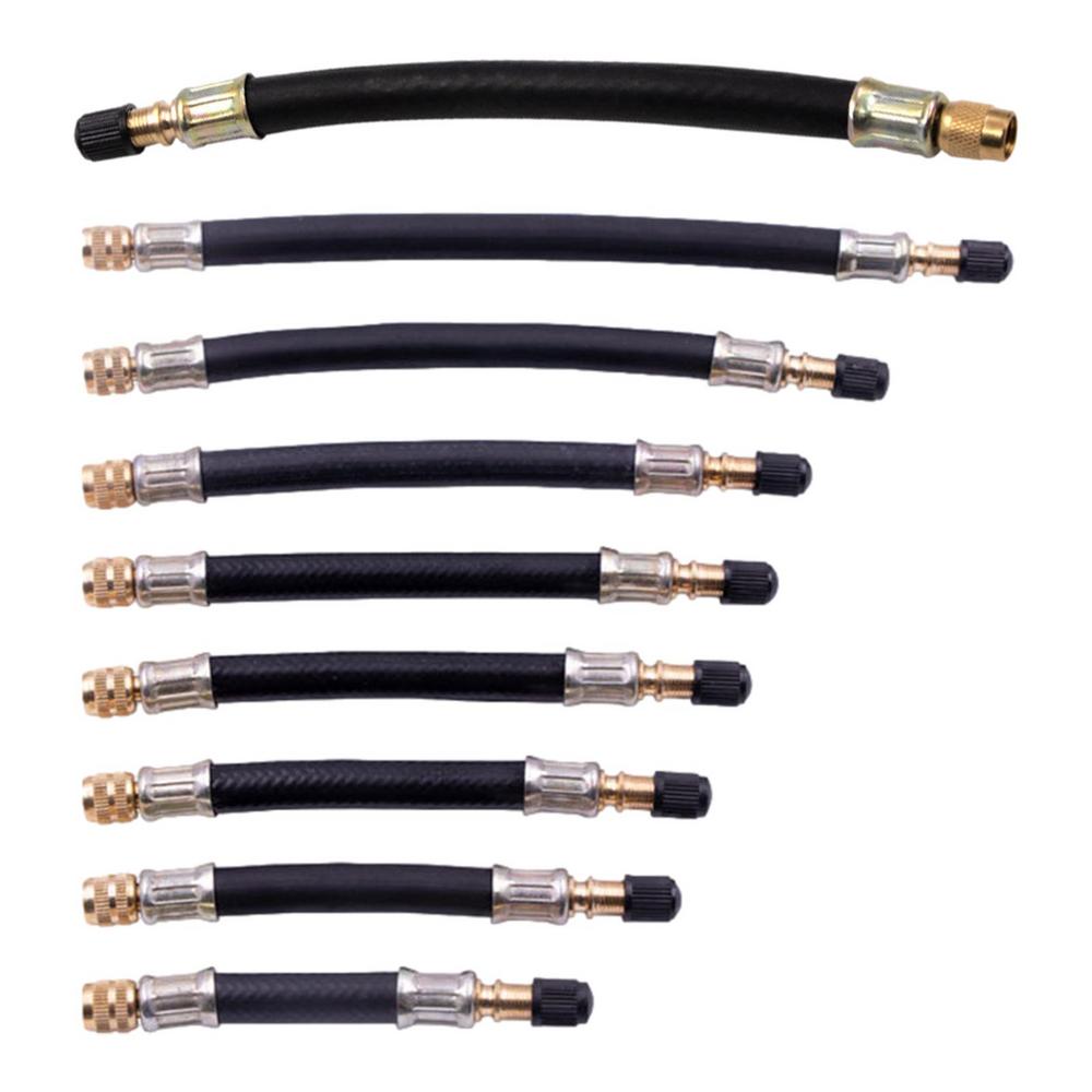 

TireExtensionStem Extension For Tire 9pcs Flexible Extension TireAdaptor For Automobile Truck Motorcycle