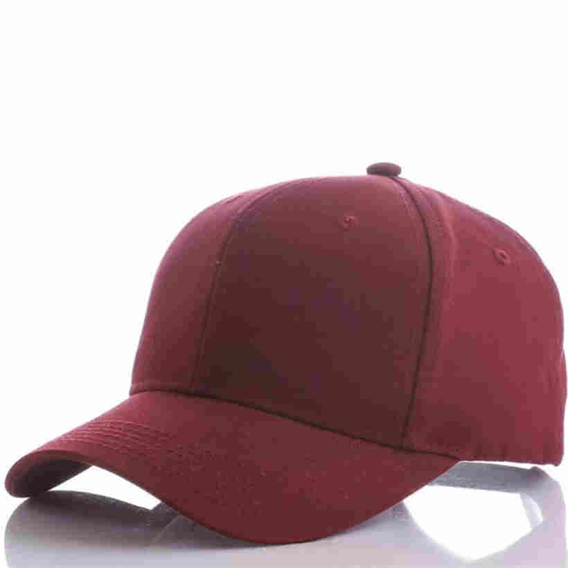 Fashion Simple Unisex Solid Color Baseball Cap Cotton Cap Outdoor Sport Runing Sun Hat