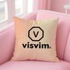 Brand Design V-Visvim Cushion Cover Premium Comfort Reversible Pillow Cove -Two In One Design for Any Room & Car Interior