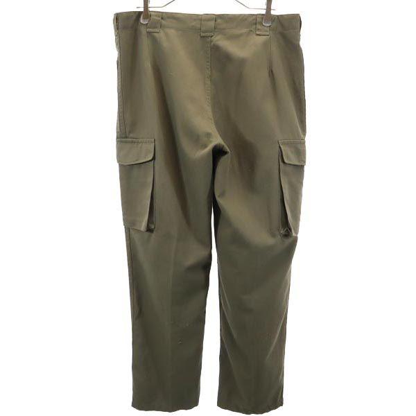 Austrian Army 80s military cargo pants khaki Button fly Men's Used