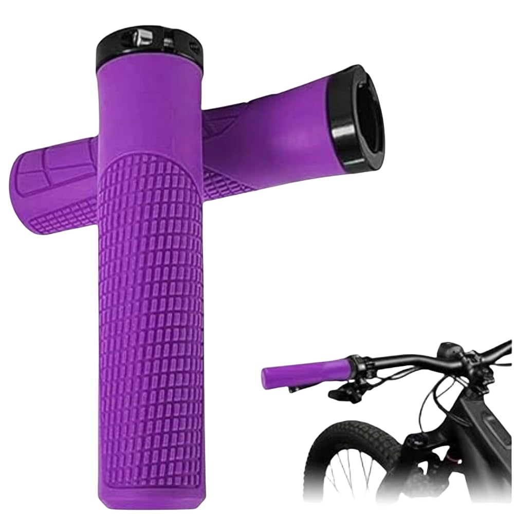 Jindizi Ergo 22mm Inner Universal or Spare Ergonomic Handlebar Grips with Shock Easy and Design for Kick Mountain and Cross Bikes Grips, Diameter,