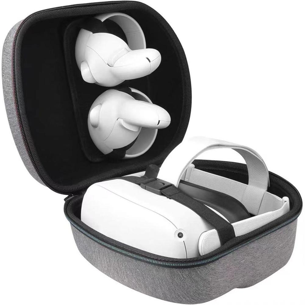 

Vr Headset Shock Resistant Case Compatible For Oculus Quest 2 Virtual Reality Travel Carrying Case Portable Lightweight Storage Bags
