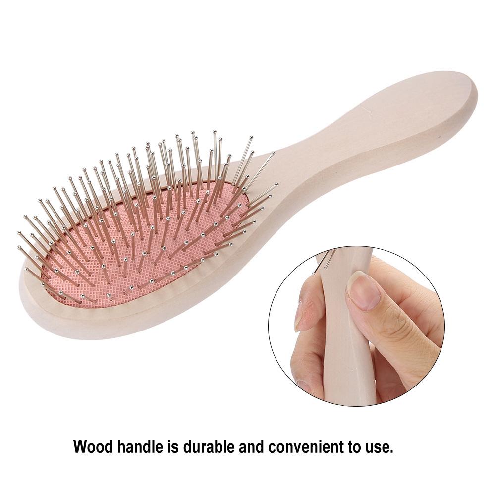 Lady Oval Hair Comb Brush Paddle Detangling Straightening Hairbrush Scalp Massage Care Tool