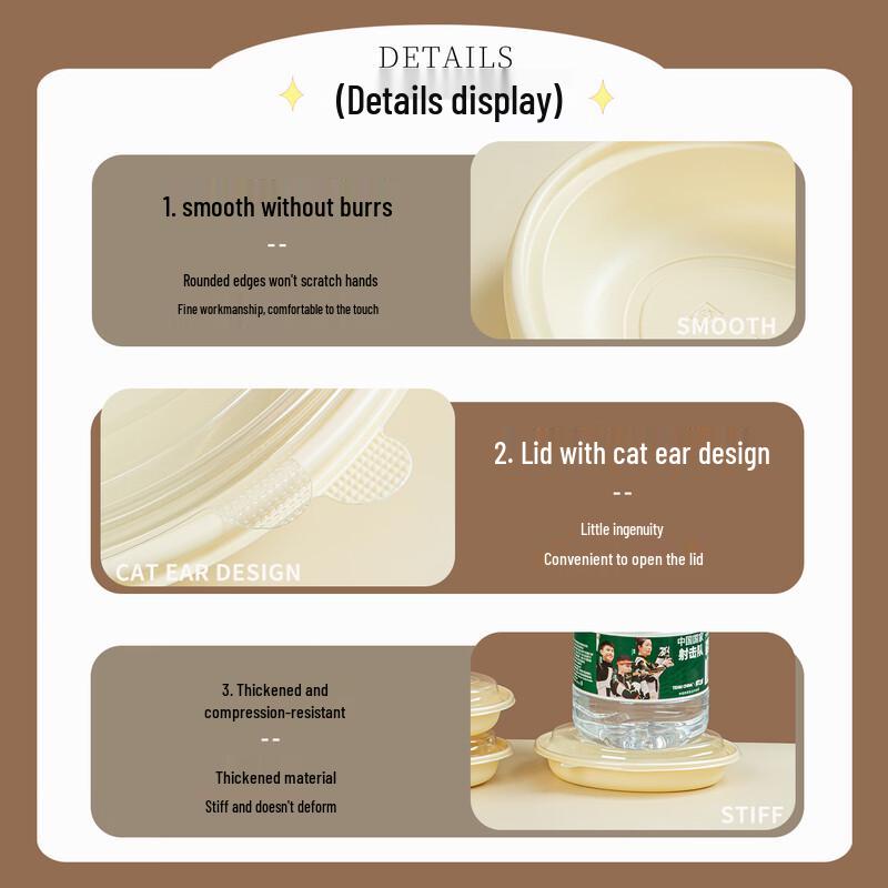 Nuoxian Disposable Corn Starch Oval Bowls
