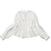 Women's Summer Embroidery Fashion New Design Sense Long Sleeved Top