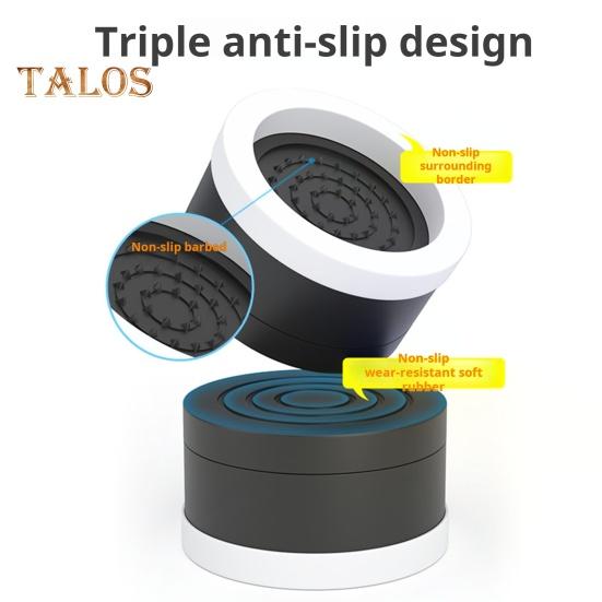 4Pcs Round Furniture Riser Heavy Duty Bed Riser Stackable Anti-slip Table Desk Couch Chair Sofa Cabinet Leg Lift Riser Heightening Foot Pad