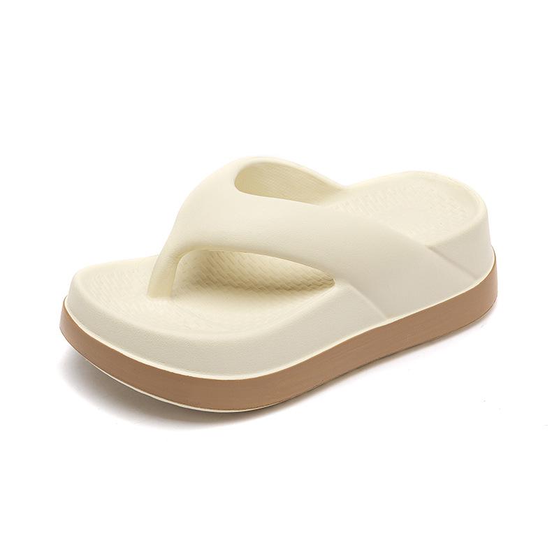 2025 Women's Height-Increasing Thick-Soled EVA Flip-Flops: INS Versatile Beach Thong Sandals