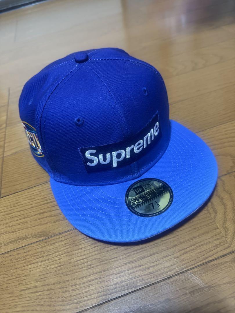 

[Б/У] Supreme Gradient Box Logo New Era Синий