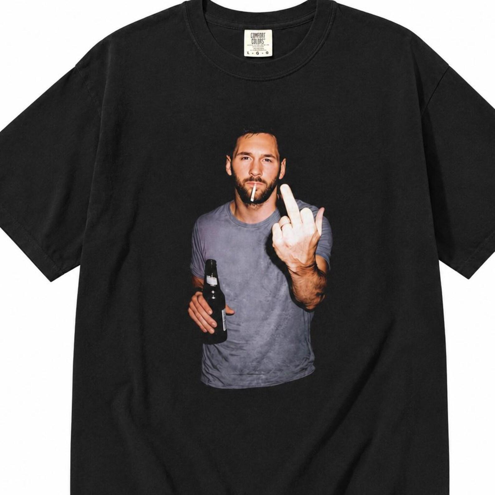 Messi tee, Messi tshirt, comic tshirt, Comfort Colors®, Messi middle finger, argentina players, world cup 2026 3XL