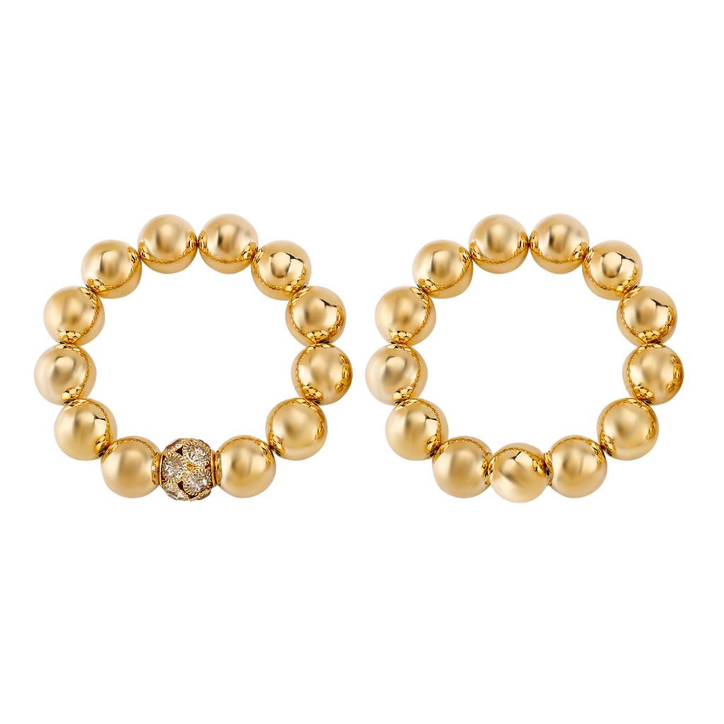 Personalized New Retro Simple Imitation Pearl Beaded Bracelet Necklace, Light Luxury Niche Temperament Multi-layer Stacked Accessories