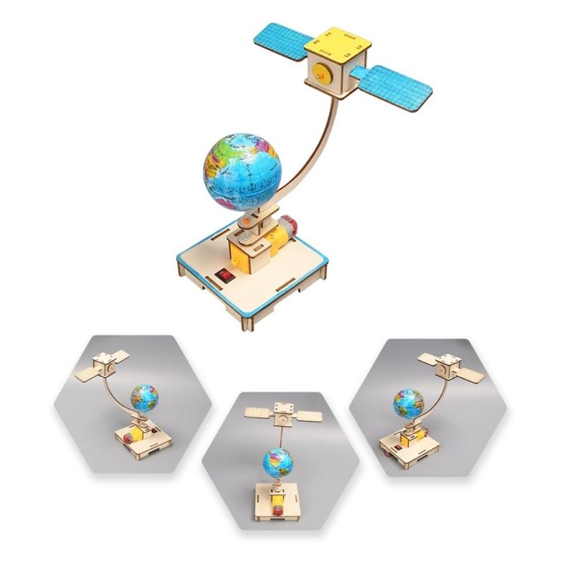 Science Experiment Kits Creative Science Project Kits Orbiting Satellite Model Funny Teaching Aids For Kids