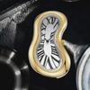 New Y2k Fashion Creative Men Women Melted Twisted Watches Luxury Streetstyle Irregular Shape Dial Unique Design Quartz Watch