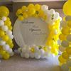 Yellow Theme Balloons Garland Yellow White Latex Ballon Arch Kit Wedding Anniversary Engagement Birthday Party Decoration Globos