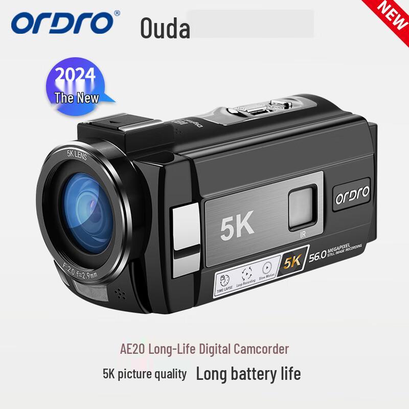 

ORDRO AE20 5K Ultra HD Handheld Zoom Camcorder (CN version)