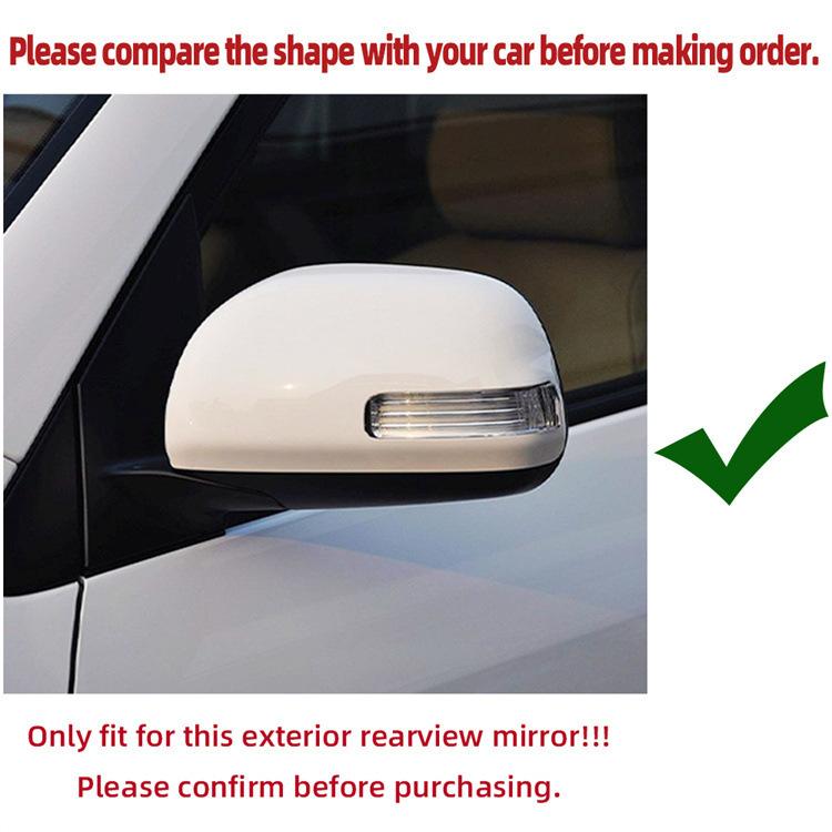 For Toyota RAV4 Alphard Vellfire 20 Series Senna 4Runner Flow Turn Signal Rearview Mirror