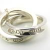 Used TIFFANY&Co. Necklace Interlocking Circle 1837 Silver925 4.4g Silver Pendant