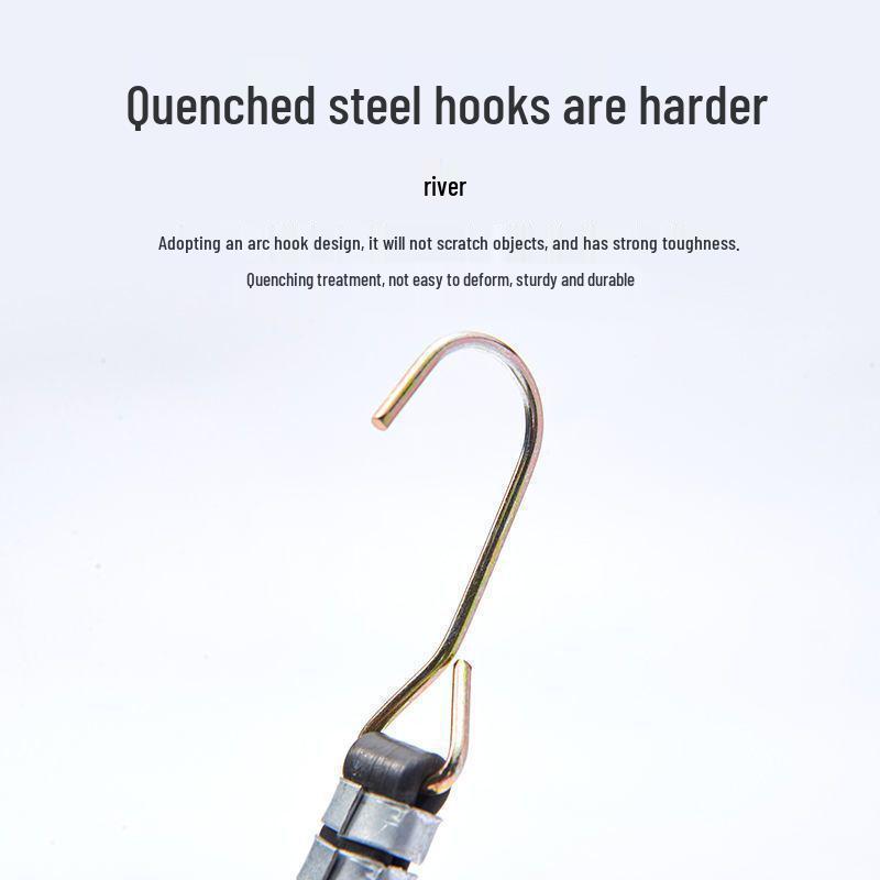 

Эластичный ремень-шнур Tendon для мотоцикла, велосипеда и чемодана Rubber Strap (Double Buckle) - 1m - 1 piece