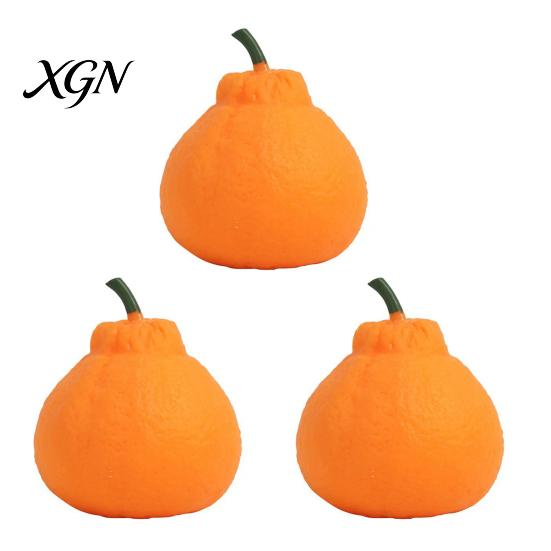 Fruit Squeeze Toy 1/2/3/4/5Pcs Stress Relief Orange Decompression Dekopon Tangerine Ball Fidget Anti-anxiety Simulation Sensory