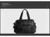 Men's Soft Leather Shoulder Messenger Bag - Large Capacity Business Casual Handbag for Travel