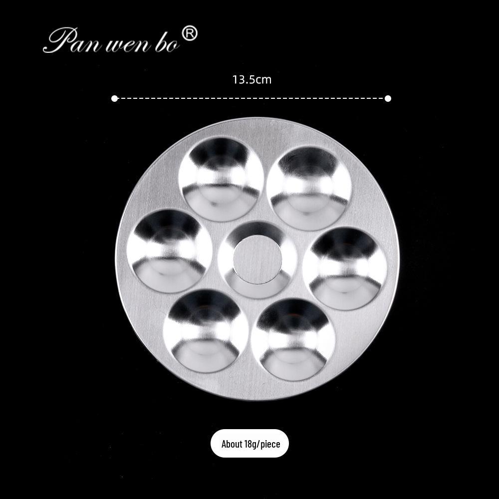 Student Aluminum Palette for Painting Pigment Mixing - Round & Rectangular Options