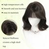 Bob Straight Synthetic Wigs with Bangs Blonde Cosplay Party Lolita Hair Wigs for Women Natural Heat Resistant Wigs for Girls