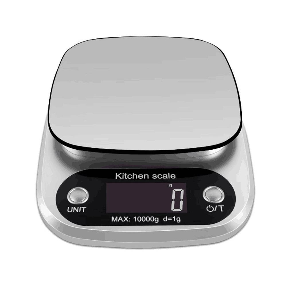 Rechargeable Stainless Steel Kitchen Scale for Baking and Coffee