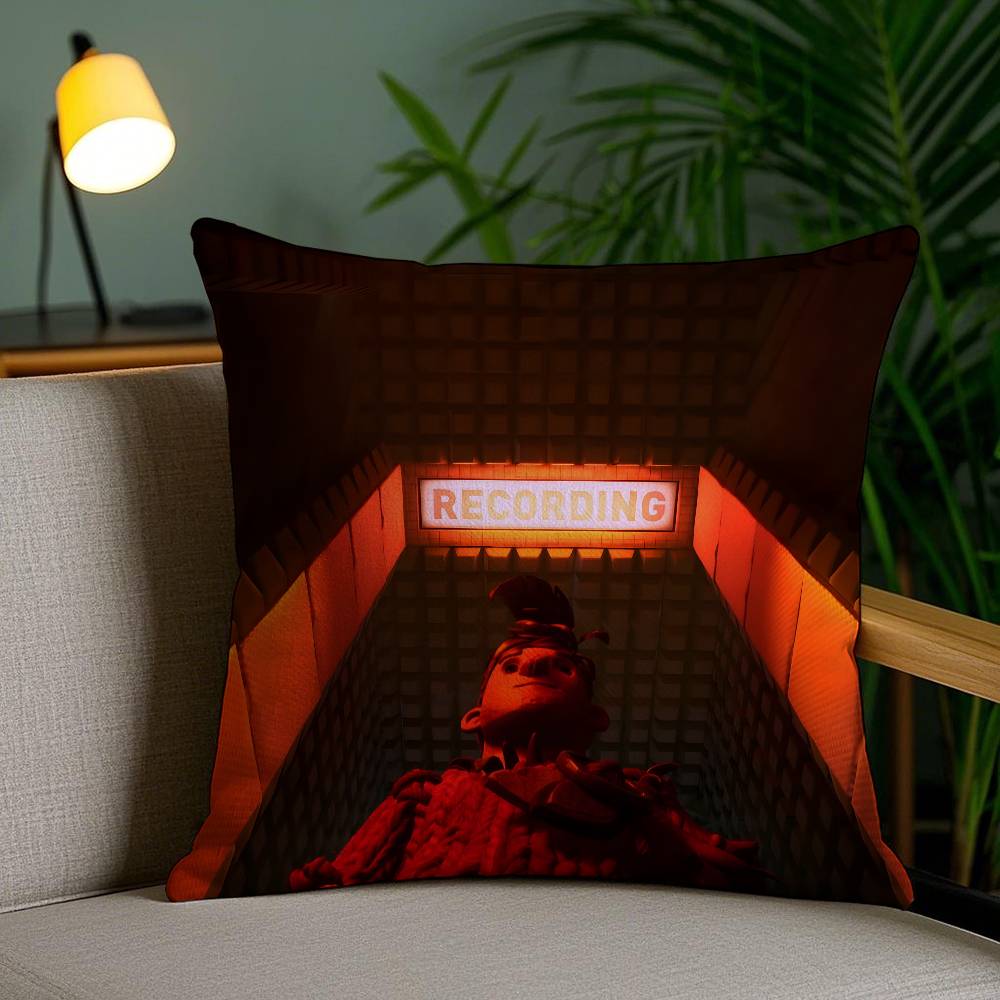 Kissenbezug Spiel It T-Takes Two Sofa Kurzer Plüsch Doppelseitiger HD-Druck Zimmer Home Office Geschenk Kissenhülle