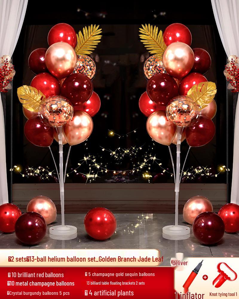 Complete Wedding Balloon Columns Set for Decoration