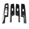 For Toyota Prius ZVW40 ABS Black Car Door Armrest Window Lift Button Switch Panel Cover Glass Control Panle Interior